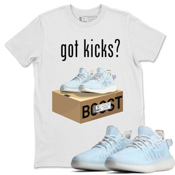 Yeezy 350 Mono Ice Sneaker Match Tees Got Kicks Sneaker Tees Yeezy 350 Mono Ice Sneaker Release Tees Unisex Shirts