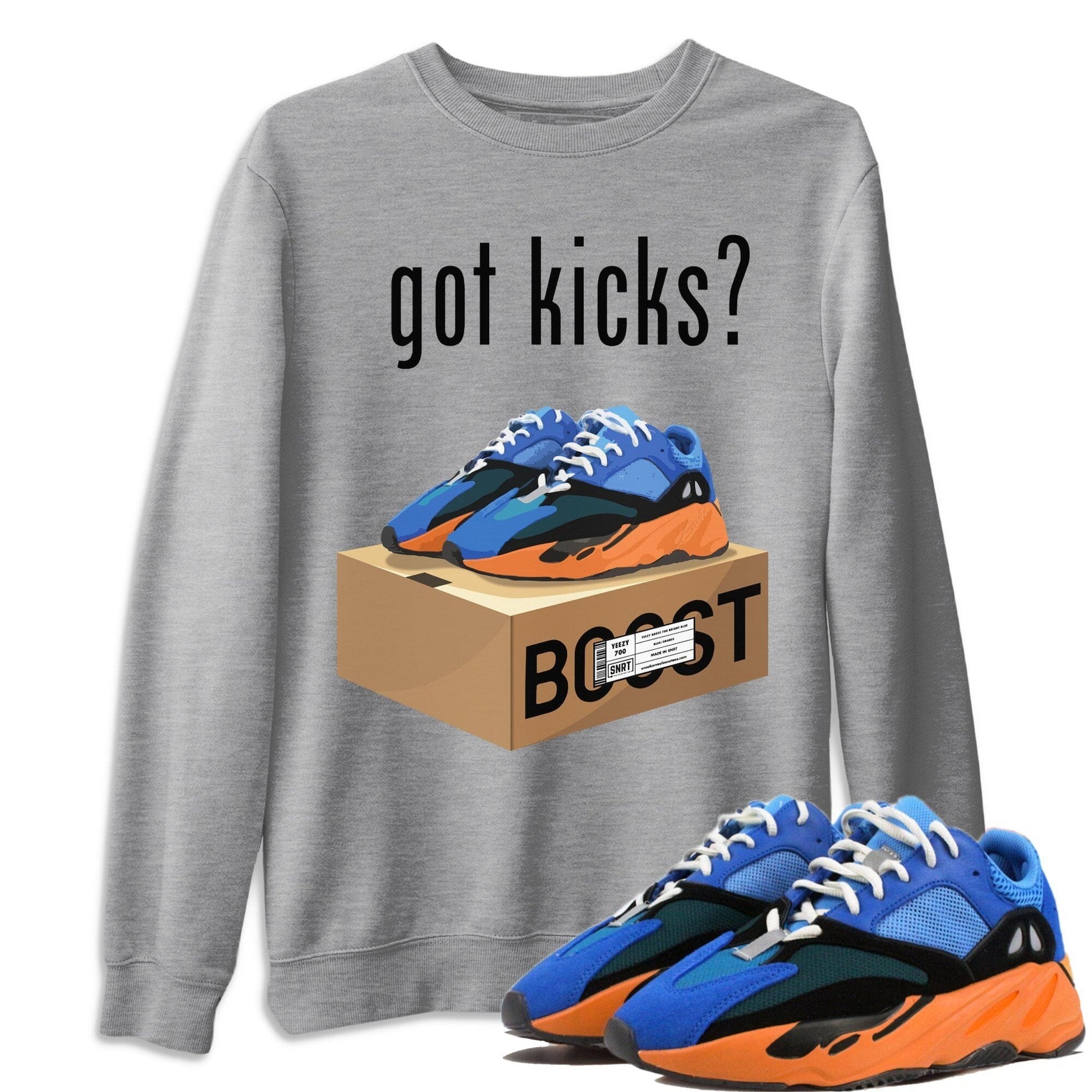 Yeezy 700 Bright Blue Sneaker Match Tees Got Kicks Sneaker Tees Yeezy 700 Bright Blue Sneaker Release Tees Unisex Shirts