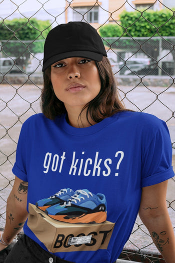 Yeezy 700 Bright Blue Sneaker Match Tees Got Kicks Sneaker Tees Yeezy 700 Bright Blue Sneaker Release Tees Unisex Shirts