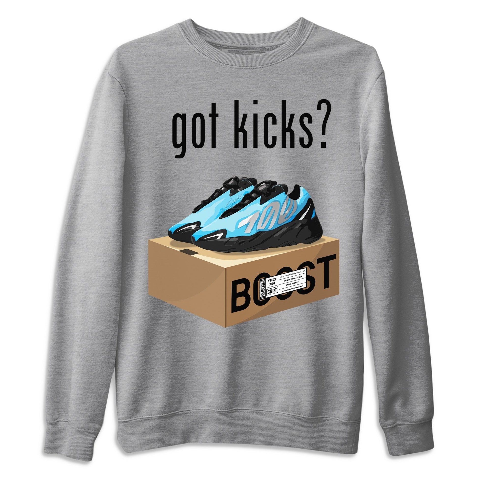 Yeezy 700 Bright Cyan Sneaker Match Tees Got Kicks Sneaker Tees Yeezy 700 Bright Cyan Sneaker Release Tees Unisex Shirts