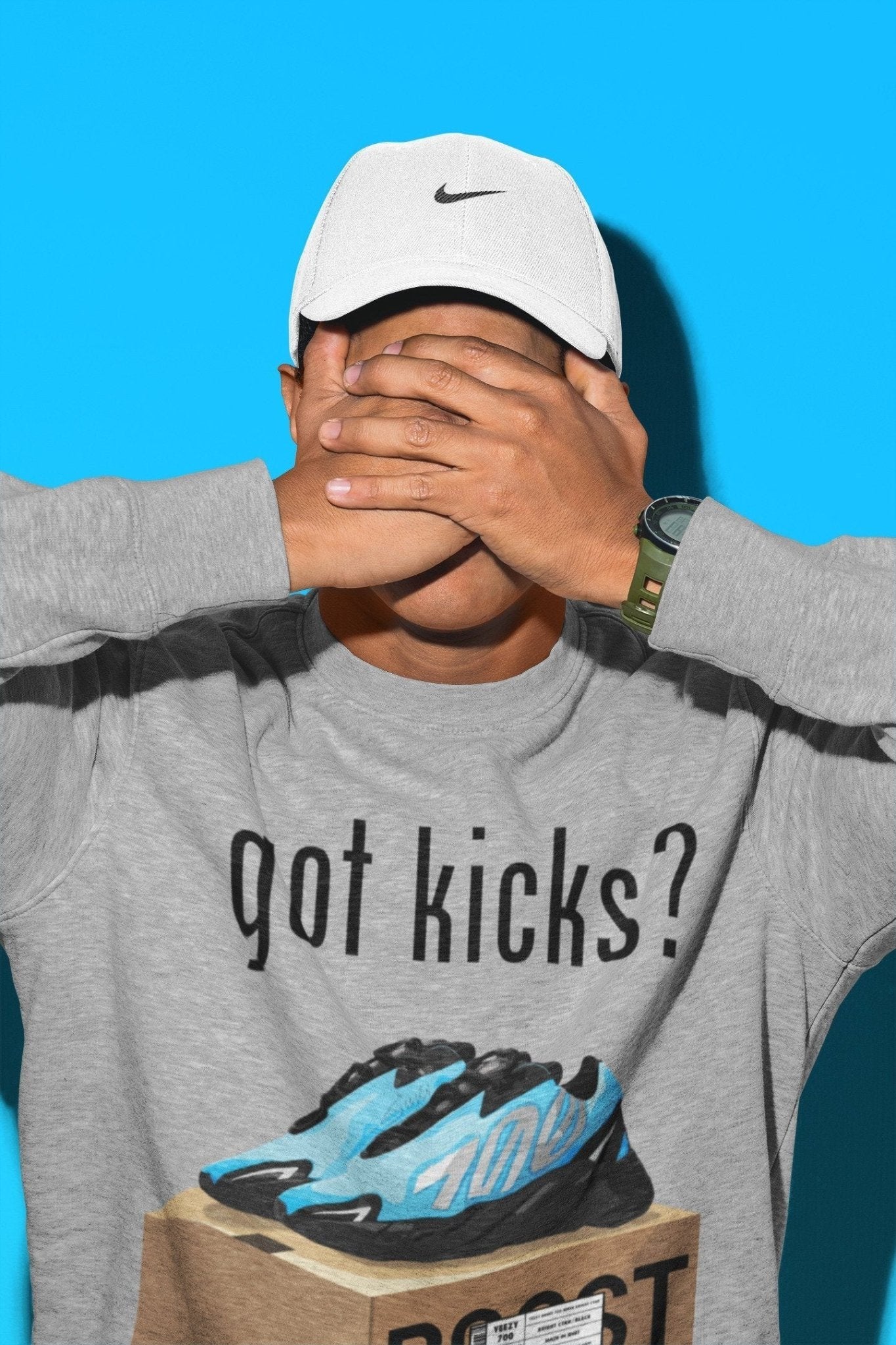 Yeezy 700 Bright Cyan Sneaker Match Tees Got Kicks Sneaker Tees Yeezy 700 Bright Cyan Sneaker Release Tees Unisex Shirts