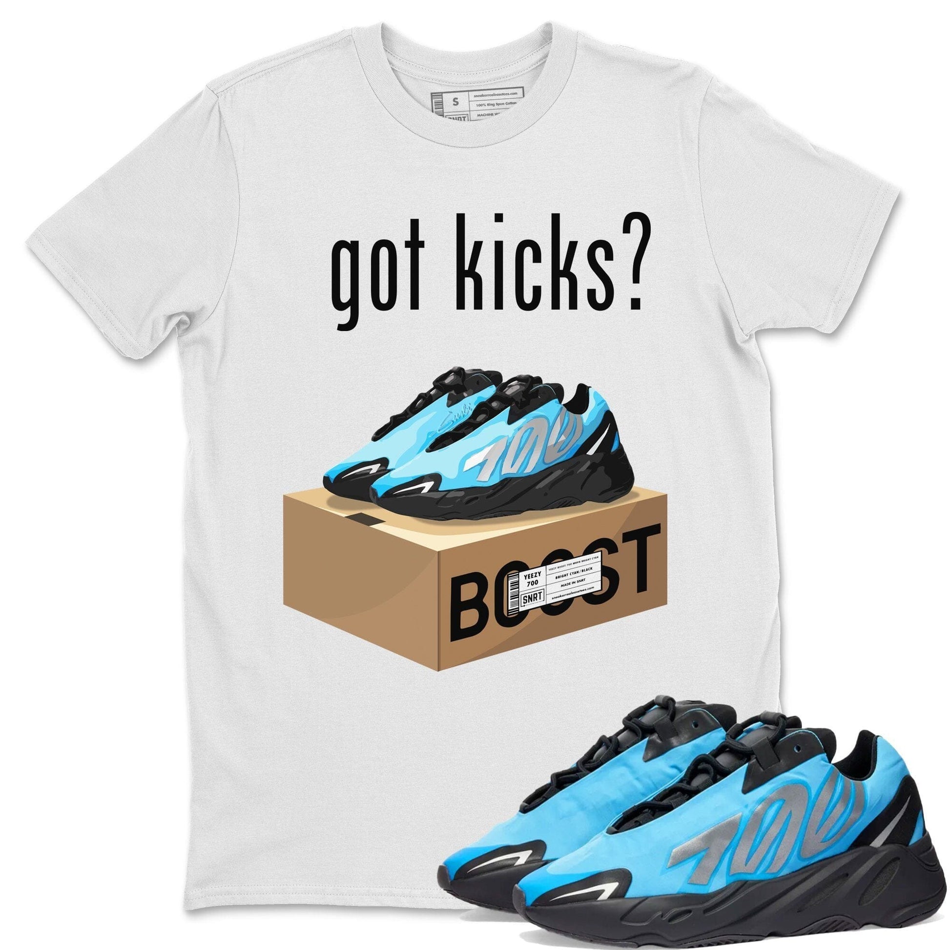 Yeezy 700 Bright Cyan Sneaker Match Tees Got Kicks Sneaker Tees Yeezy 700 Bright Cyan Sneaker Release Tees Unisex Shirts