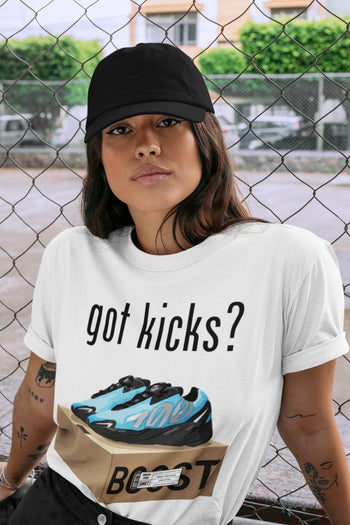 Yeezy 700 Bright Cyan Sneaker Match Tees Got Kicks Sneaker Tees Yeezy 700 Bright Cyan Sneaker Release Tees Unisex Shirts