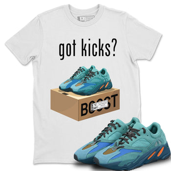 Yeezy 700 Faded Azure Sneaker Match Tees Got Kicks Sneaker Tees Yeezy 700 Faded Azure Sneaker Release Tees Unisex Shirts