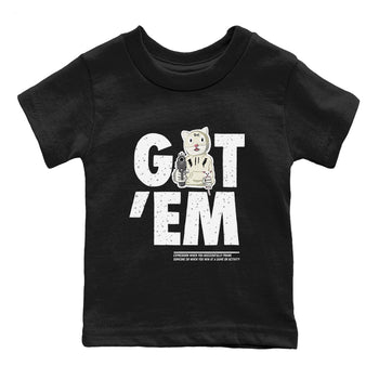 5s Sail shirt to match jordans Got'em Cat sneaker tees Air Jordan 5 SE Sail SNRT Sneaker release tees baby toddler Black 2 cotton Shirt