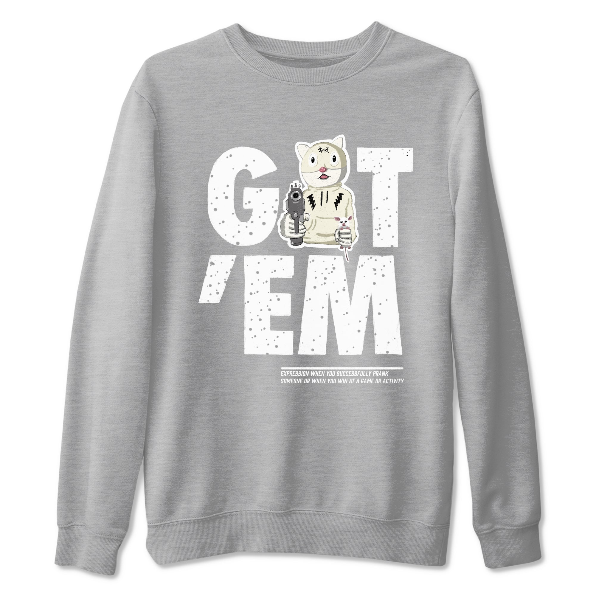 5s Sail shirt to match jordans Got'em Cat sneaker tees Air Jordan 5 SE Sail SNRT Sneaker Release Tees unisex cotton Heather Grey 2 crew neck shirt
