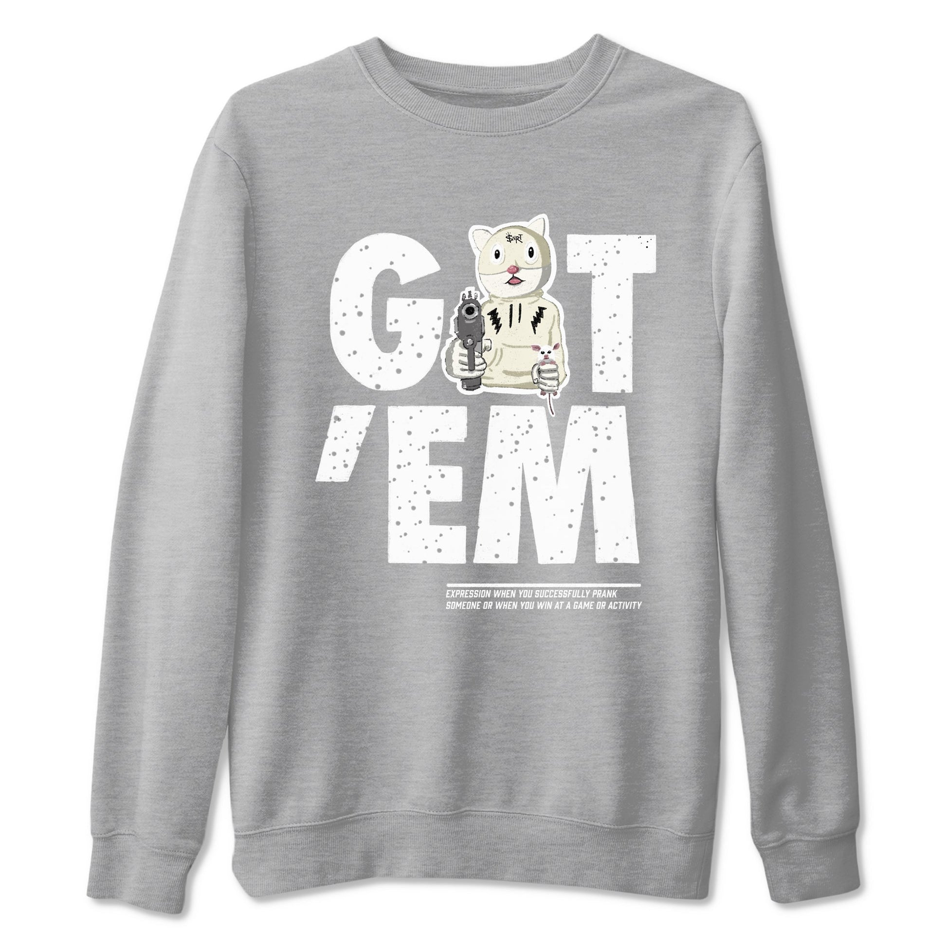 5s Sail shirt to match jordans Got'em Cat sneaker tees Air Jordan 5 SE Sail SNRT Sneaker Release Tees unisex cotton Heather Grey 2 crew neck shirt