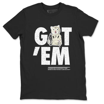 5s Sail shirt to match jordans Got'em Cat sneaker tees Air Jordan 5 SE Sail SNRT Sneaker Release Tees unisex cotton Black 2 crew neck shirt