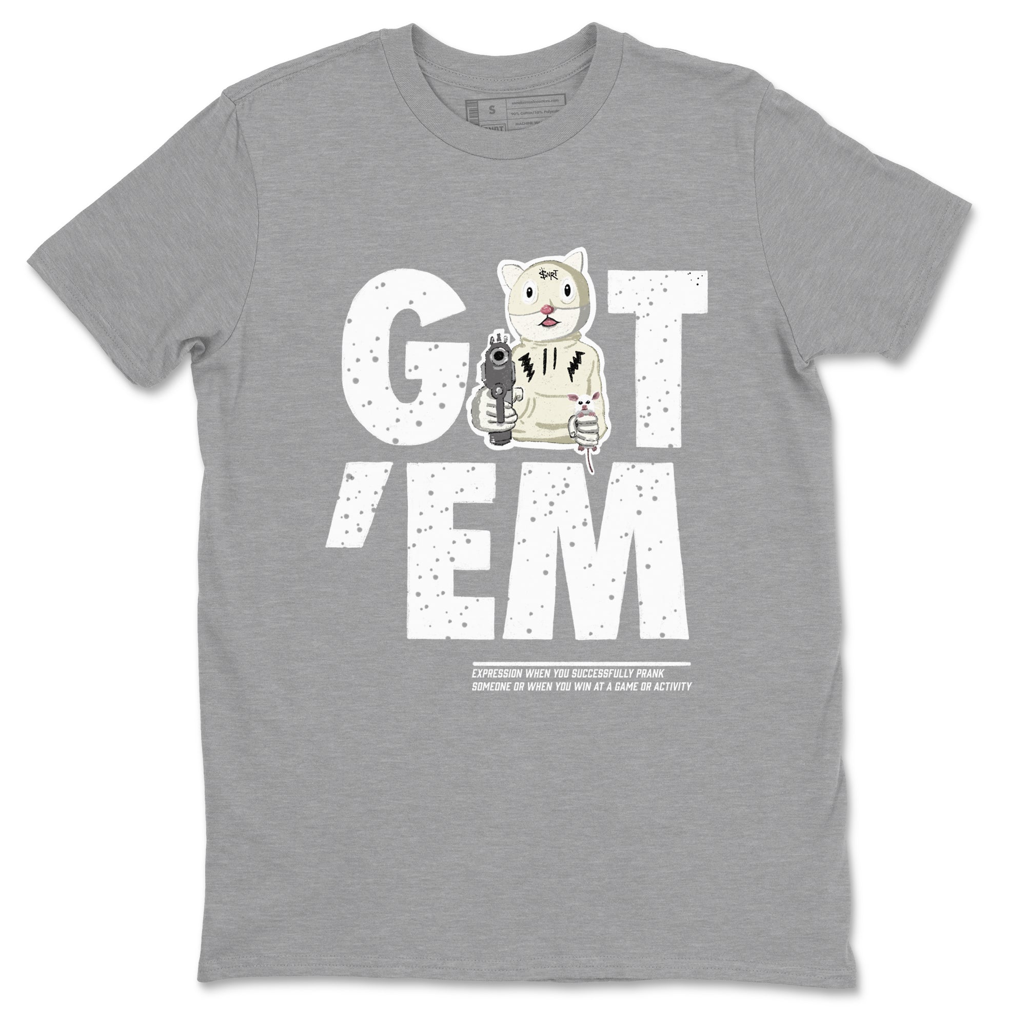 5s Sail shirt to match jordans Got'em Cat sneaker tees Air Jordan 5 SE Sail SNRT Sneaker Release Tees unisex cotton Heather Grey 2 crew neck shirt