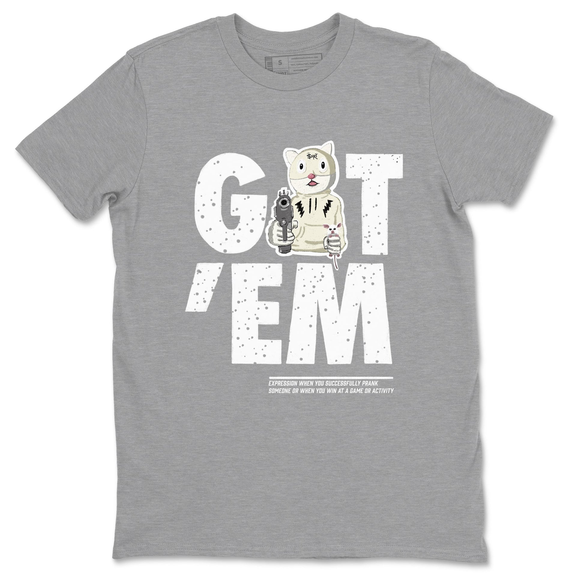 5s Sail shirt to match jordans Got'em Cat sneaker tees Air Jordan 5 SE Sail SNRT Sneaker Release Tees unisex cotton Heather Grey 2 crew neck shirt