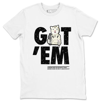 5s Sail shirt to match jordans Got'em Cat sneaker tees Air Jordan 5 SE Sail SNRT Sneaker Release Tees unisex cotton White 2 crew neck shirt