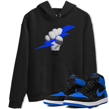 Air Jordan 1 Royal Reimagined shirt to match jordans Grab The Thunder sneaker tees AJ1 OG HIGH Royal Reimagined SNRT Sneaker Release Tees Unisex Black 1 T-Shirt