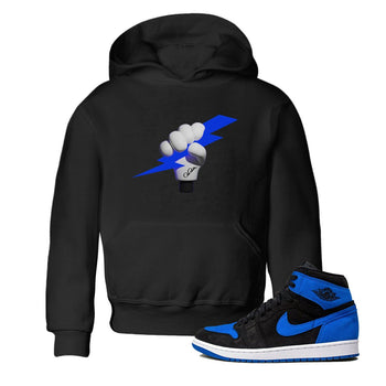 Air Jordan 1 Royal Reimagined shirt to match jordans Grab The Thunder sneaker tees AJ1 OG HIGH Royal Reimagined SNRT Sneaker Release Tees Baby Toddler Black 1 T-Shirt