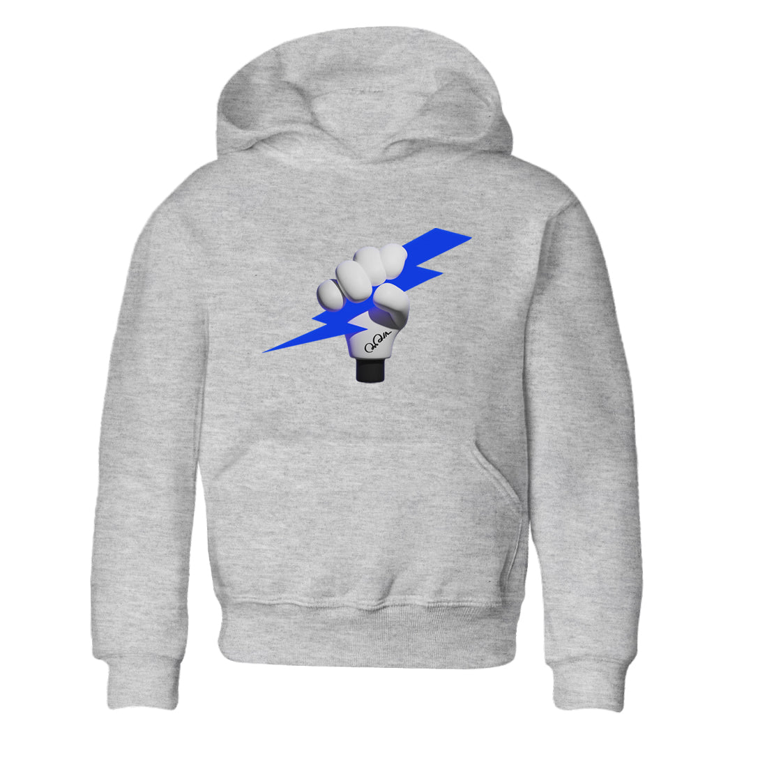 Air Jordan 1 Royal Reimagined shirt to match jordans Grab The Thunder sneaker tees AJ1 OG HIGH Royal Reimagined SNRT Sneaker Release Tees Baby Toddler Heather Grey 2 T-Shirt