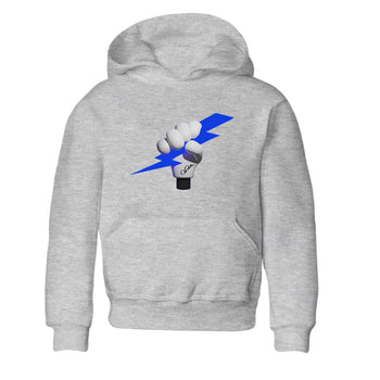 Air Jordan 1 Royal Reimagined shirt to match jordans Grab The Thunder sneaker tees AJ1 OG HIGH Royal Reimagined SNRT Sneaker Release Tees Baby Toddler Heather Grey 2 T-Shirt