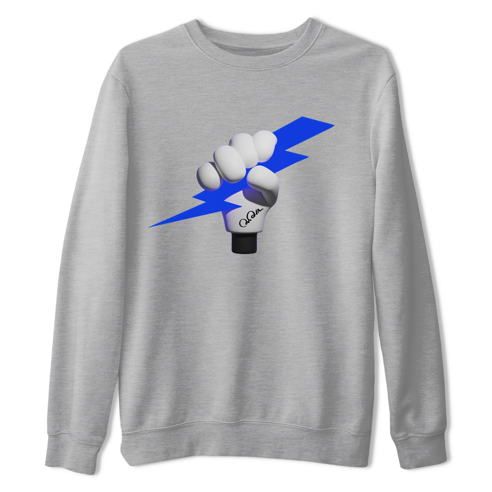 Air Jordan 1 Royal Reimagined shirt to match jordans Grab The Thunder sneaker tees AJ1 OG HIGH Royal Reimagined SNRT Sneaker Release Tees Unisex Heather Grey 2 T-Shirt