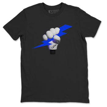 Air Jordan 1 Royal Reimagined shirt to match jordans Grab The Thunder sneaker tees AJ1 OG HIGH Royal Reimagined SNRT Sneaker Release Tees Unisex Black 2 T-Shirt
