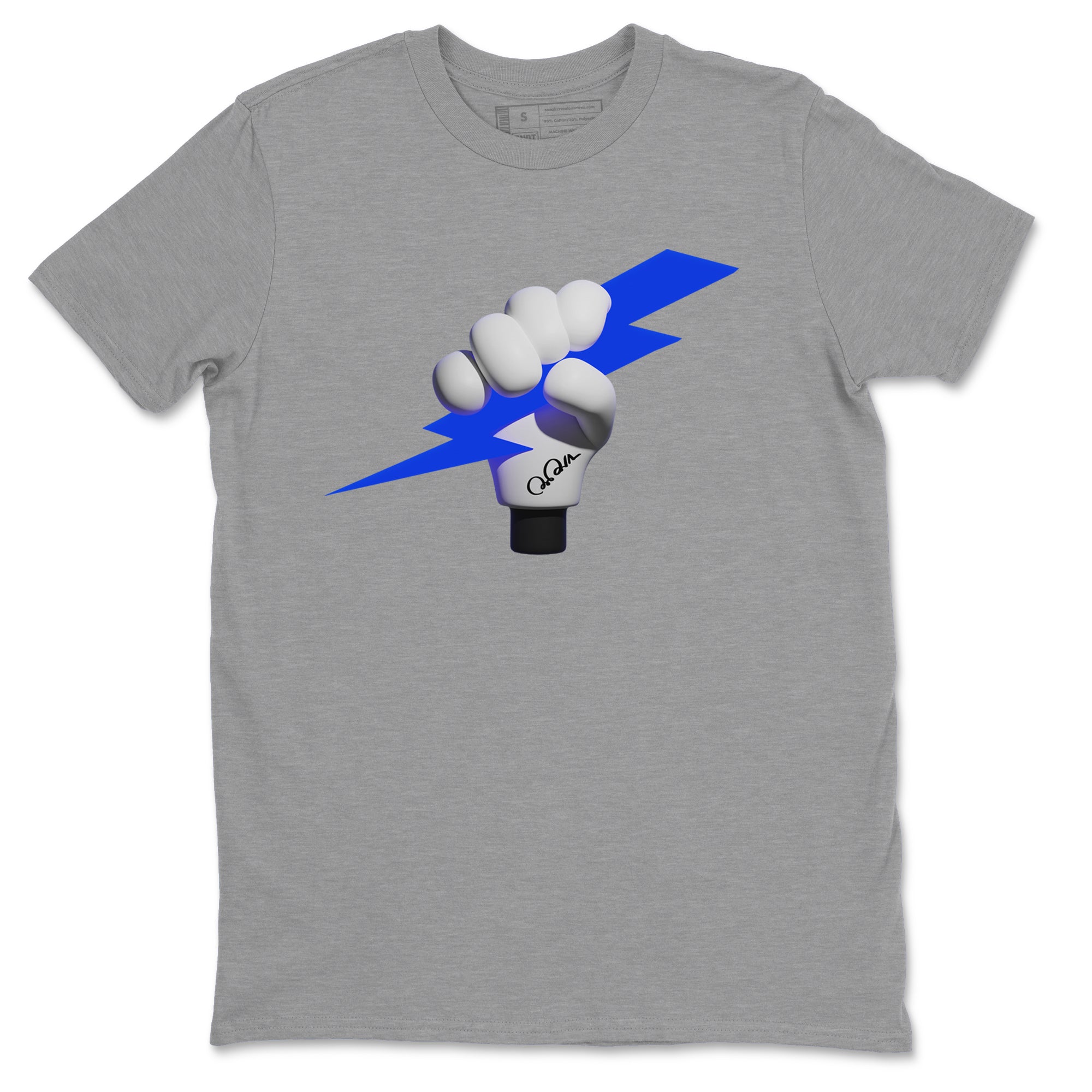 Air Jordan 1 Royal Reimagined shirt to match jordans Grab The Thunder sneaker tees AJ1 OG HIGH Royal Reimagined SNRT Sneaker Release Tees Unisex Heather Grey 2 T-Shirt