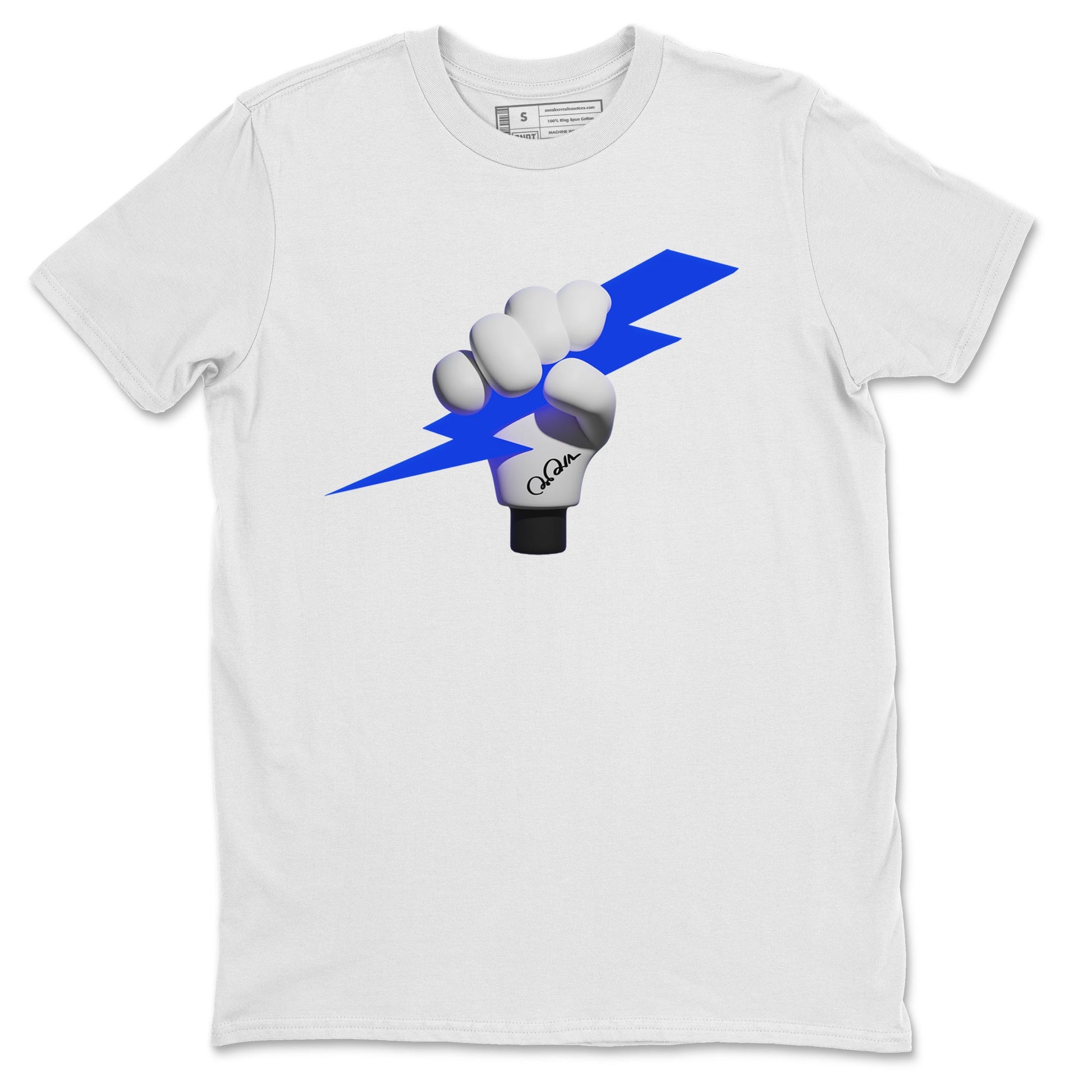 Air Jordan 1 Royal Reimagined shirt to match jordans Grab The Thunder sneaker tees AJ1 OG HIGH Royal Reimagined SNRT Sneaker Release Tees Unisex White 2 T-Shirt