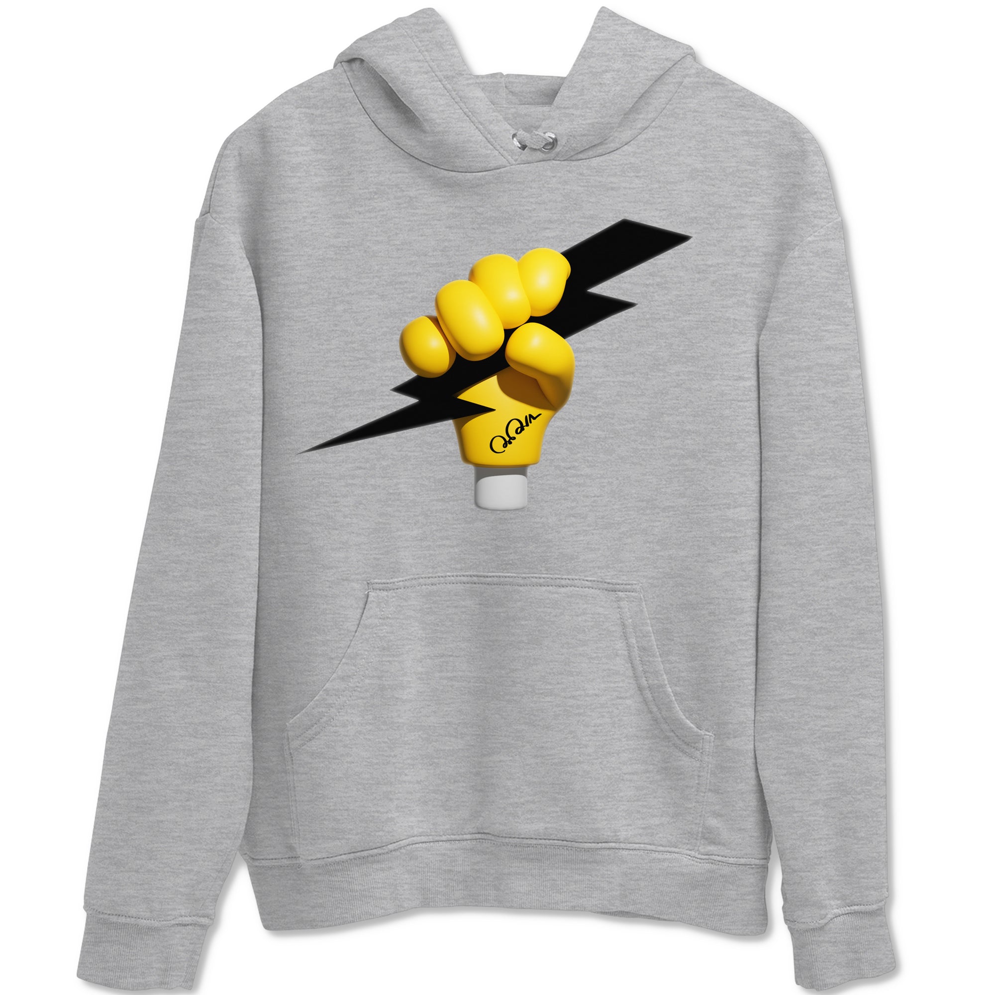 1s Yellow Ochre shirt to match jordans Grab The Thunder sneaker tees Air Jordan 1 Yellow Ochre SNRT Sneaker Release Tees unisex cotton Heather Grey 2 crew neck shirt
