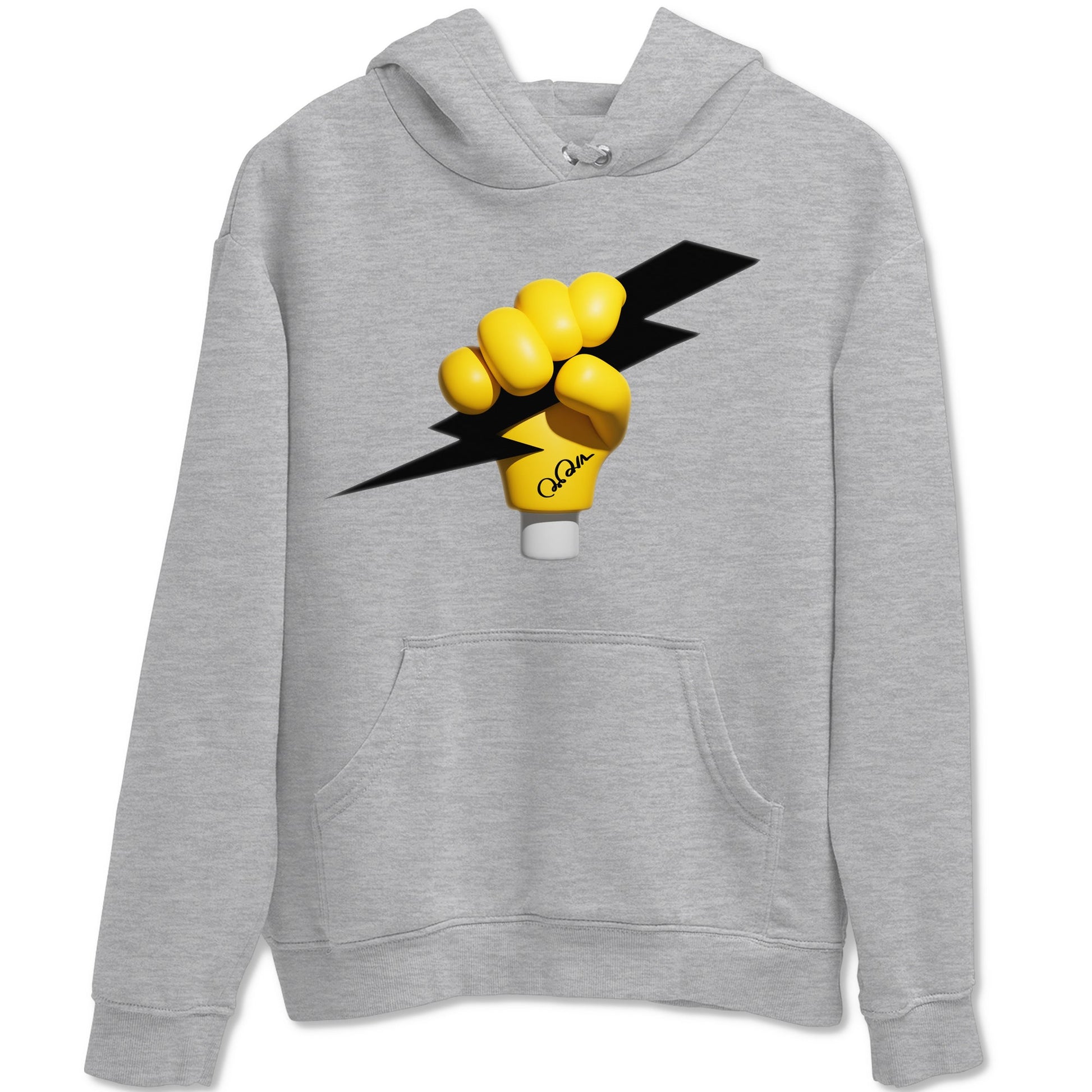 1s Yellow Ochre shirt to match jordans Grab The Thunder sneaker tees Air Jordan 1 Yellow Ochre SNRT Sneaker Release Tees unisex cotton Heather Grey 2 crew neck shirt