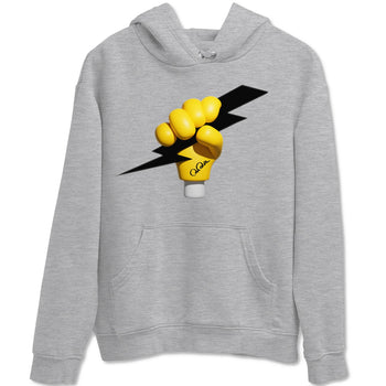 1s Yellow Ochre shirt to match jordans Grab The Thunder sneaker tees Air Jordan 1 Yellow Ochre SNRT Sneaker Release Tees unisex cotton Heather Grey 2 crew neck shirt