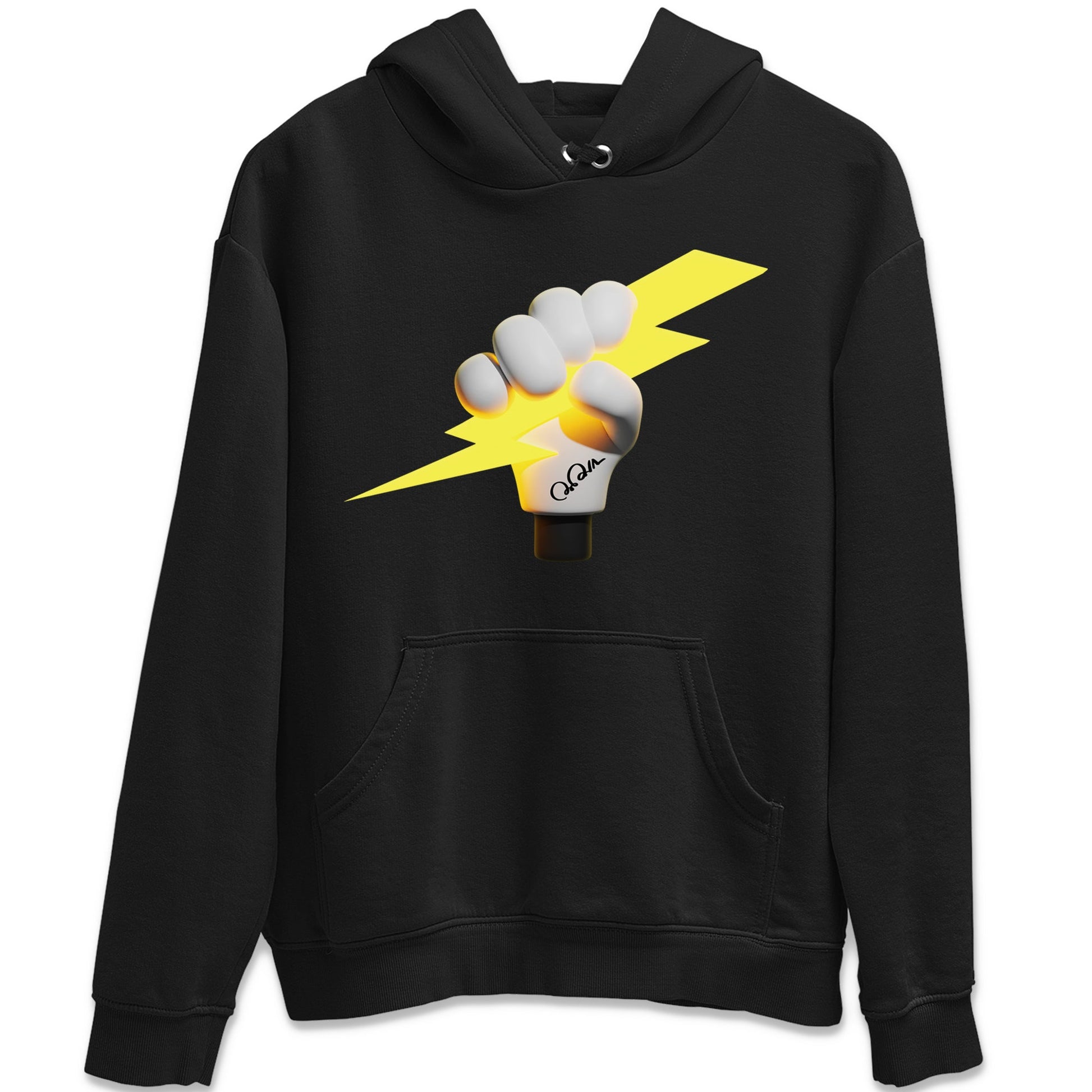 Air Jordan 4 Thunder Sneaker Match Tees Grab The Thunder Sneaker Tees Yellow AJ4 Thunder Sneaker Release Tees Unisex Shirts Black 2