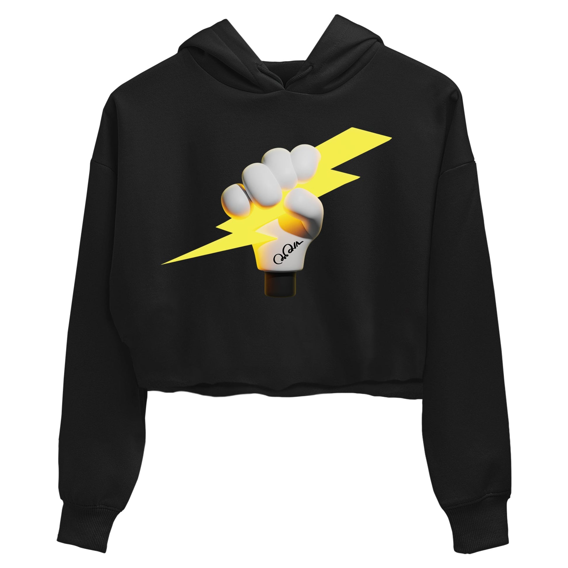 Air Jordan 4 Thunder Sneaker Match Tees Grab The Thunder Sneaker Tees Yellow AJ4 Thunder Sneaker Release Tees Women's Shirts Black 2