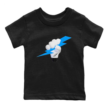9s Powder Blue shirt to match jordans Grab The Thunder sneaker tees Air Jordan 9 Powder Blue SNRT sneaker release tees baby toddler Black 2 cotton Shirt