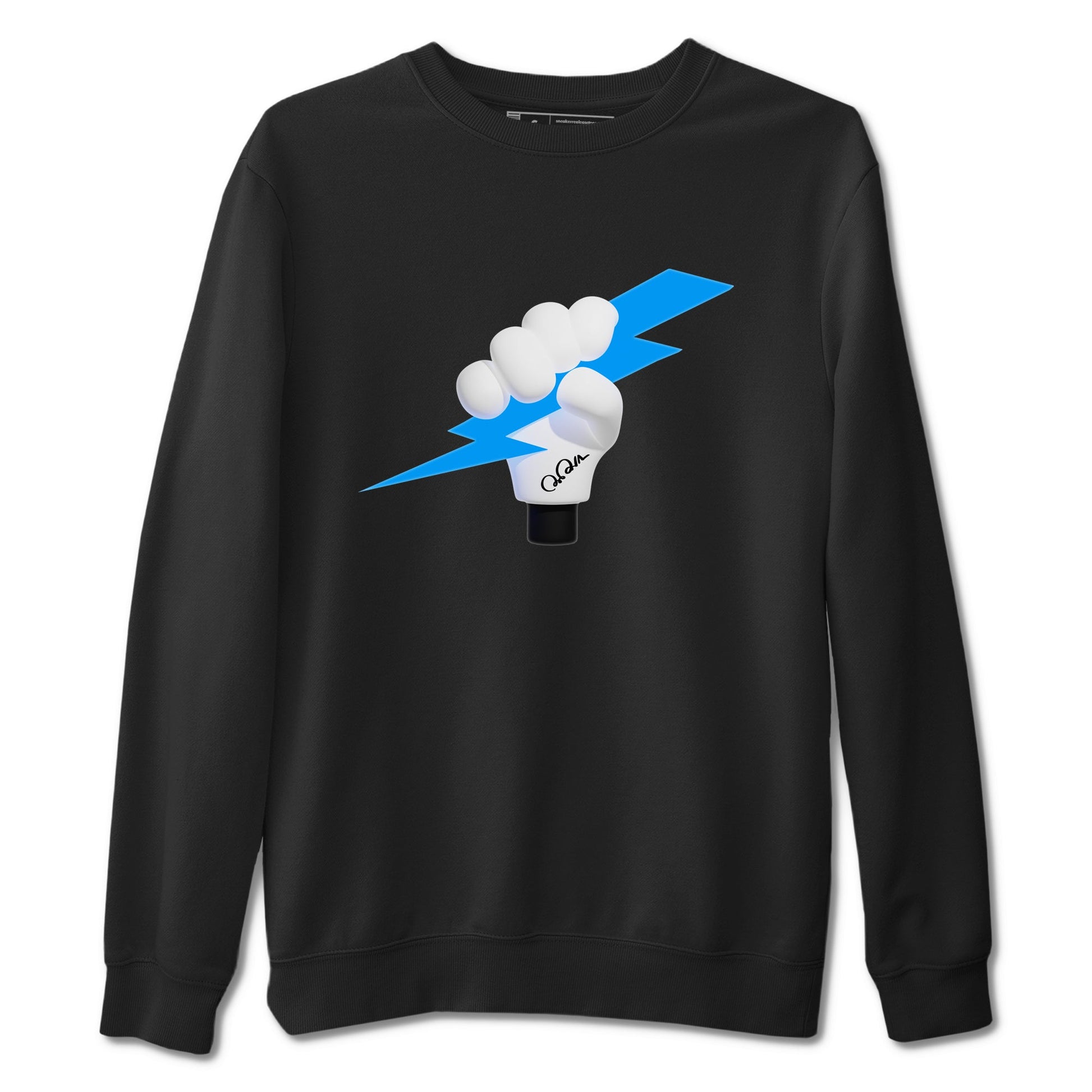 9s Powder Blue shirt to match jordans Grab The Thunder sneaker tees Air Jordan 9 Powder Blue SNRT Sneaker Release Tees unisex cotton Black 2 crew neck shirt