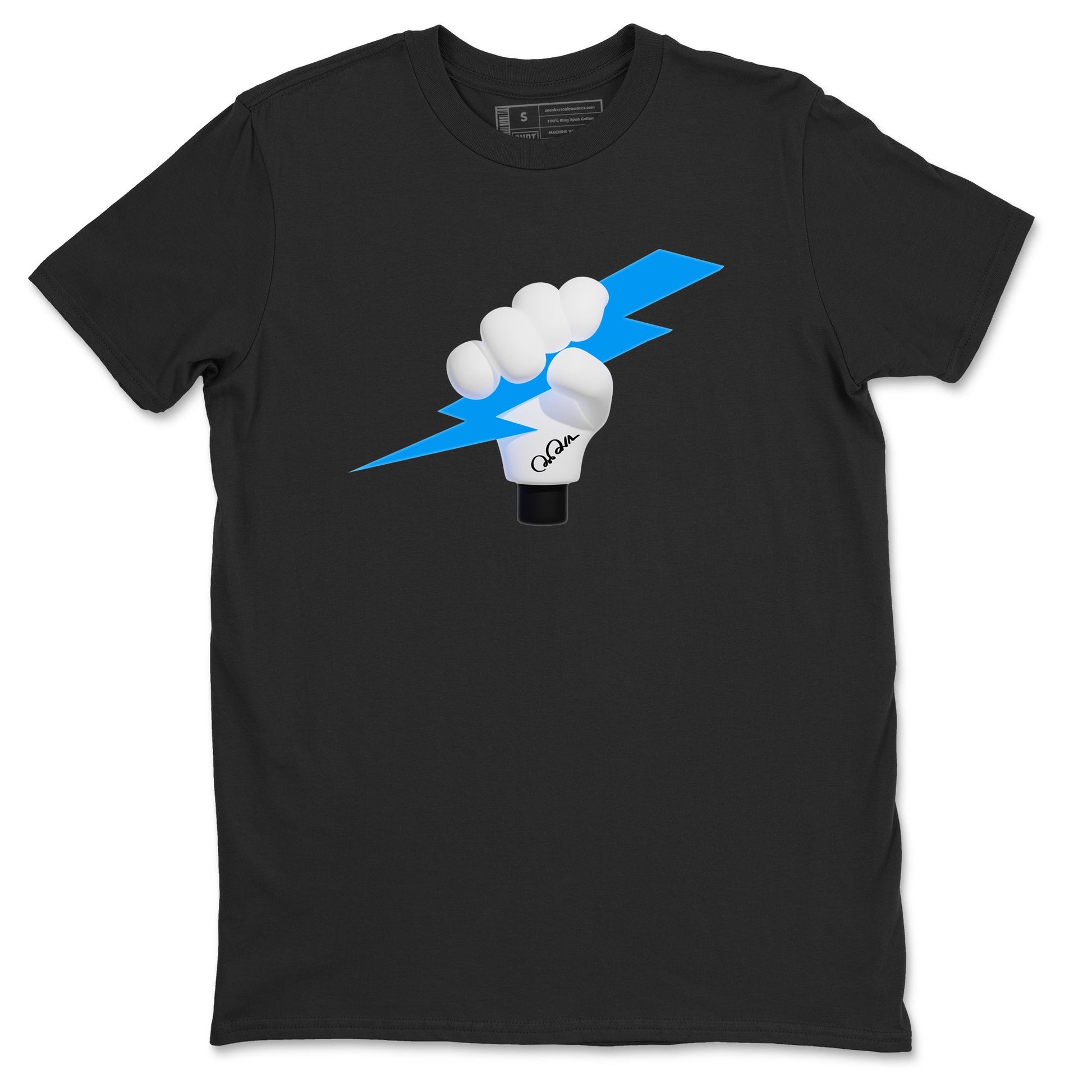 9s Powder Blue shirt to match jordans Grab The Thunder sneaker tees Air Jordan 9 Powder Blue SNRT Sneaker Release Tees unisex cotton Black 2 crew neck shirt