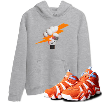 Crazy 8 Team Orange shirt to match jordans Grab The Thunder sneaker tees Adidas Crazy 8 Team Orange SNRT Sneaker Release Tees Unisex Heather Grey 1 T-Shirt