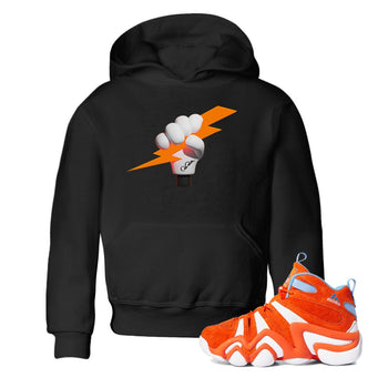 Crazy 8 Team Orange shirt to match jordans Grab The Thunder sneaker tees Adidas Crazy 8 Team Orange SNRT Sneaker Release Tees Baby Toddler Black 1 T-Shirt