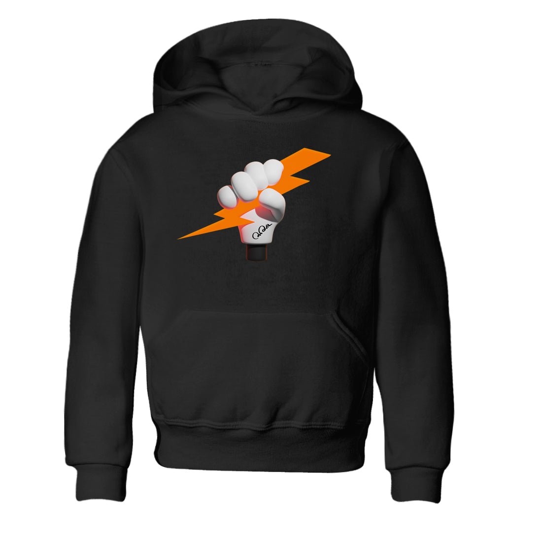 Crazy 8 Team Orange shirt to match jordans Grab The Thunder sneaker tees Adidas Crazy 8 Team Orange SNRT Sneaker Release Tees Baby Toddler Black 2 T-Shirt