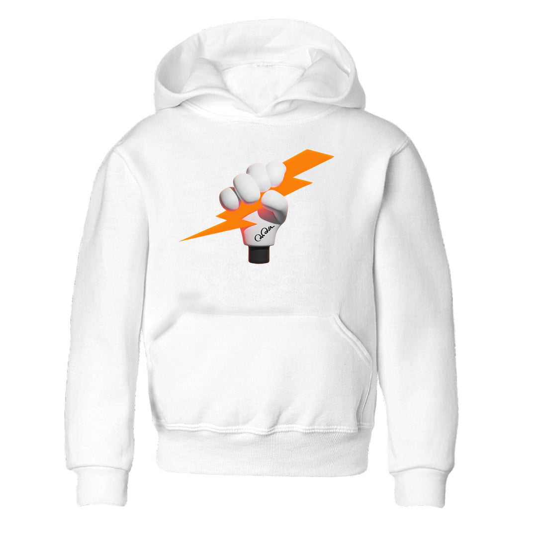 Crazy 8 Team Orange shirt to match jordans Grab The Thunder sneaker tees Adidas Crazy 8 Team Orange SNRT Sneaker Release Tees Baby Toddler White 2 T-Shirt