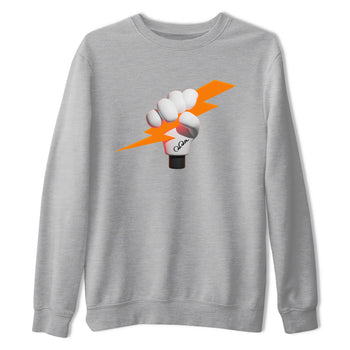 Crazy 8 Team Orange shirt to match jordans Grab The Thunder sneaker tees Adidas Crazy 8 Team Orange SNRT Sneaker Release Tees Unisex Heather Grey 2 T-Shirt