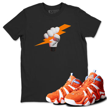 Crazy 8 Team Orange shirt to match jordans Grab The Thunder sneaker tees Adidas Crazy 8 Team Orange SNRT Sneaker Release Tees Unisex Black 1 T-Shirt