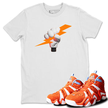 Crazy 8 Team Orange shirt to match jordans Grab The Thunder sneaker tees Adidas Crazy 8 Team Orange SNRT Sneaker Release Tees Unisex White 1 T-Shirt