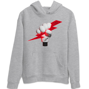Air Jordan 4 Red Cement Sneaker Match Tees Grab Thunder Sneaker Tees AJ4 Retro OG Red Cement Sneaker Release Tees Unisex Shirts Heather Grey 2