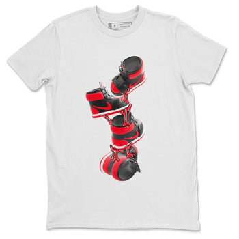 Air Jordan 1 Satin Bred shirt to match jordans Gum Stuck On Shoes sneaker tees AJ1 Satin Bred SNRT Sneaker Release Tees Unisex White 2 T-Shirt