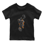 Air Jordan 3 Fear shirt to match jordans Gum Stuck On Shoes sneaker tees AJ3 Fear SNRT Sneaker Release Tees Baby Toddler Black 2 T-Shirt