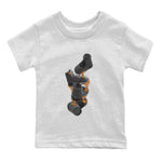 Air Jordan 3 Fear shirt to match jordans Gum Stuck On Shoes sneaker tees AJ3 Fear SNRT Sneaker Release Tees Baby Toddler White 2 T-Shirt