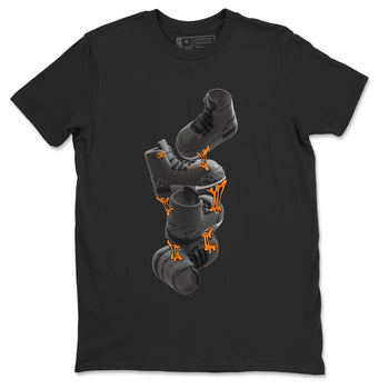 Air Jordan 3 Fear shirt to match jordans Gum Stuck On Shoes sneaker tees AJ3 Fear SNRT Sneaker Release Tees Unisex Black 2 T-Shirt