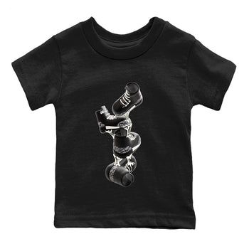 Air Jordan 3 Off Noir shirt to match jordans Gum Stuck On Shoes sneaker tees AJ3 Off Noir SNRT Sneaker Release Tees Baby Toddler Black 2 T-Shirt