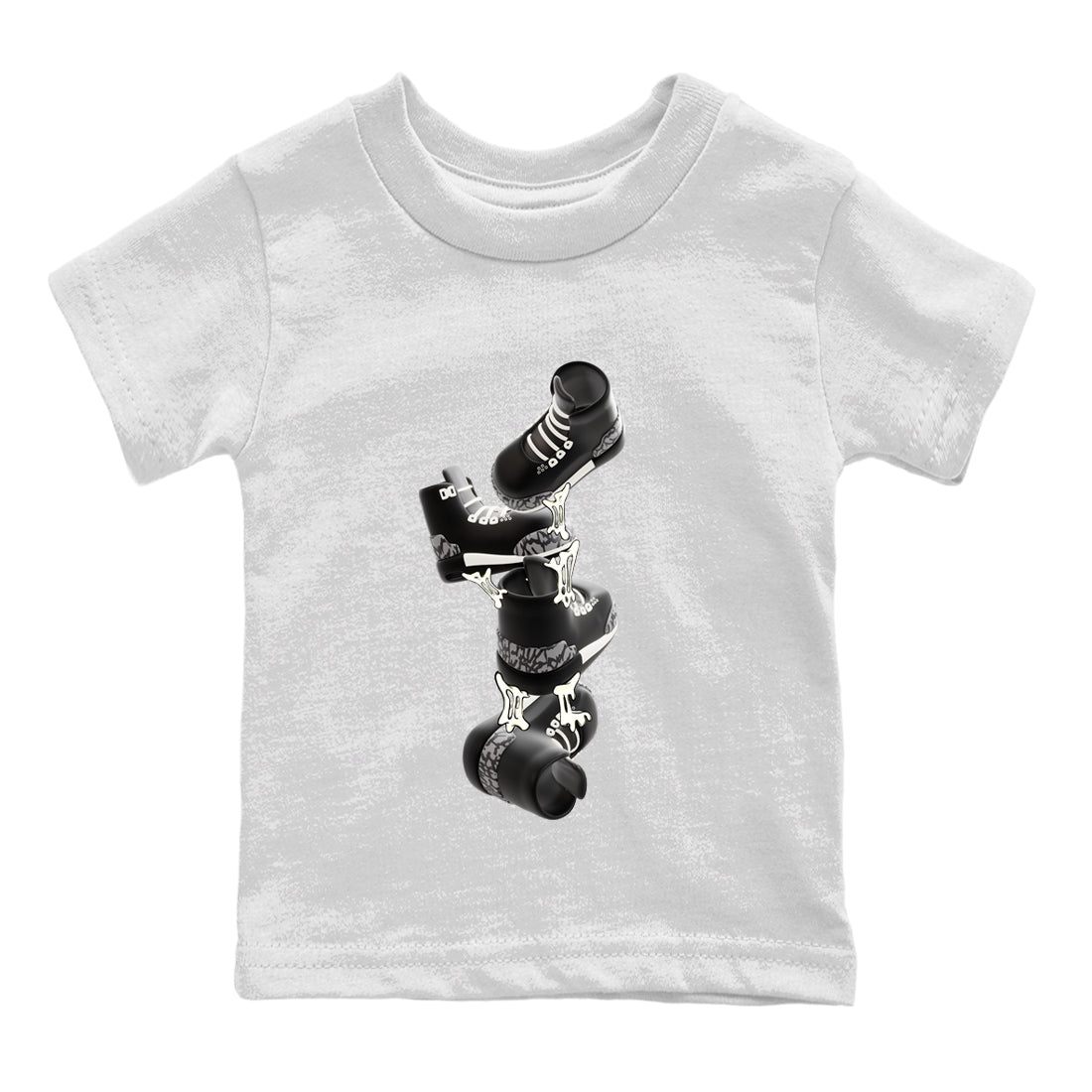 Air Jordan 3 Off Noir shirt to match jordans Gum Stuck On Shoes sneaker tees AJ3 Off Noir SNRT Sneaker Release Tees Baby Toddler White 2 T-Shirt