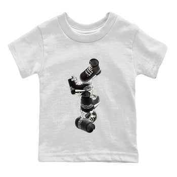 Air Jordan 3 Off Noir shirt to match jordans Gum Stuck On Shoes sneaker tees AJ3 Off Noir SNRT Sneaker Release Tees Baby Toddler White 2 T-Shirt