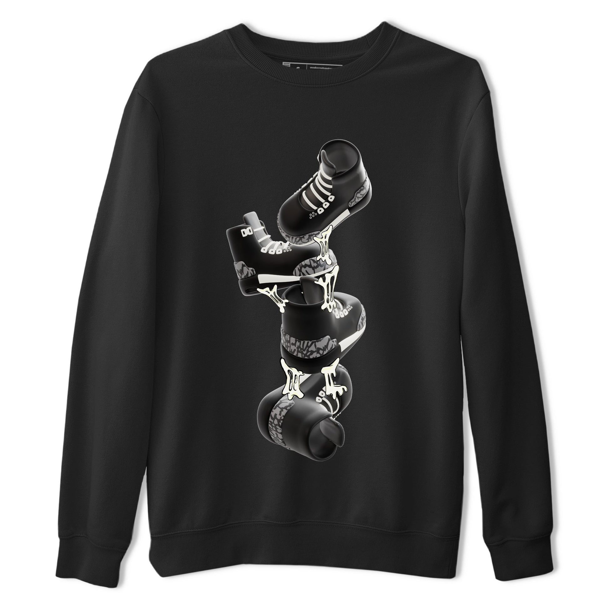 Air Jordan 3 Off Noir shirt to match jordans Gum Stuck On Shoes sneaker tees AJ3 Off Noir SNRT Sneaker Release Tees Unisex Black 2 T-Shirt