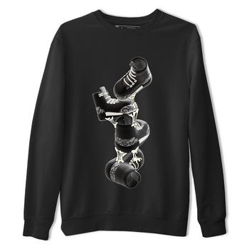 Air Jordan 3 Off Noir shirt to match jordans Gum Stuck On Shoes sneaker tees AJ3 Off Noir SNRT Sneaker Release Tees Unisex Black 2 T-Shirt