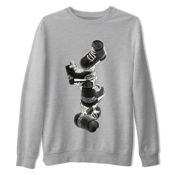 Air Jordan 3 Off Noir shirt to match jordans Gum Stuck On Shoes sneaker tees AJ3 Off Noir SNRT Sneaker Release Tees Unisex Heather Grey 2 T-Shirt