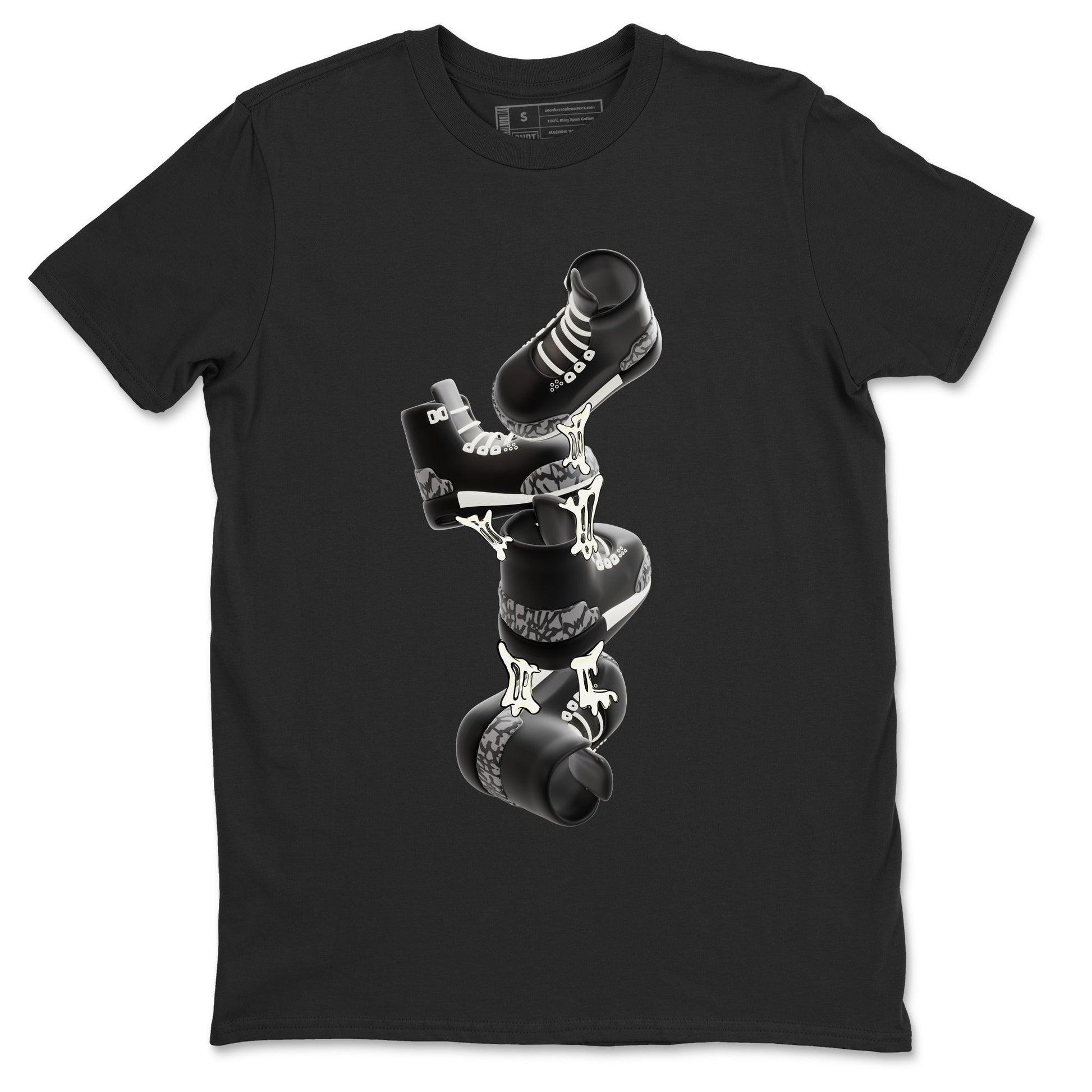 Air Jordan 3 Off Noir shirt to match jordans Gum Stuck On Shoes sneaker tees AJ3 Off Noir SNRT Sneaker Release Tees Unisex Black 2 T-Shirt